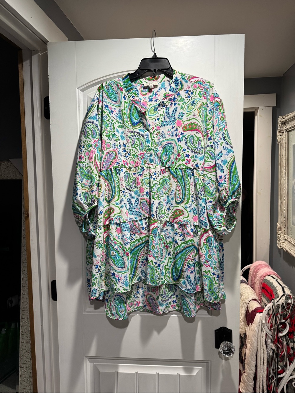 UMGEE Paisley Boho Tunic Top